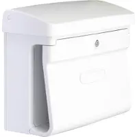 Burg wachter 12590 BREMEN 885 W Brevlåda Plast Vit Nyckel