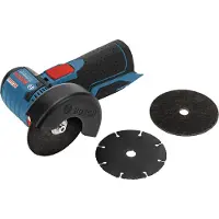 Bosch vinkelsliber GWS 12V-76, 2 x 12 V/3,0 Ah