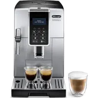 De'Longhi De’Longhi Dinamica Ecam 350.35.SB, Espressomaskin, Kaffebönor, Malat kaffe, Inbyggd kvarn, 1450 W, Svart, Silver