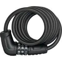 ABUS Spirallås Star 4508C - 150 cm - Svart - - One Size - Säkerhetsutrustning