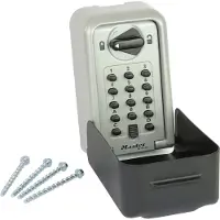 Master Lock Säker 5426EURD Safety Deposit Box - Grå och Svart