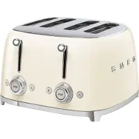Smeg Brödrost Beige 4-fack Retro TSF03CREU