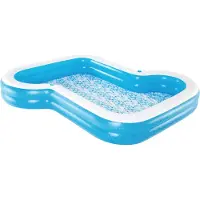 Bestway 54321, 1207 l, Uppblåsbar pool, Barn och vuxen, Blå, Vit, 5,82 kg