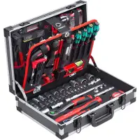 Meister Werkzeuge WU8973750 Universal Verktygsväska med utrustning 131-delars (L x B x H) 460 x 320 x 140 mm