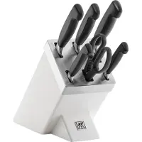 Zwilling 35148-207-0, Knivuppsättning, Rostfritt stål, Plast, Rostfritt stål, Svart, 2,66 kg