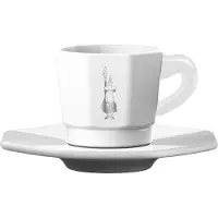 Bialetti RTATZ402, Ställ, 0,075 l, Vit, Porslin, Bägare, Kaffe