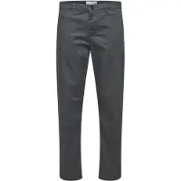 Selected New Miles Straight Fit Chinobyxor