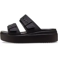 Crocs Tofflor BROOKLYN SANDAL LOWWDG W kvinnor - Svart - 39 / 40