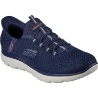 SKECHERS för män. 232457 Slip-ins: Toppar - High Range marin (45), Tyg, 3 till 5 cm, Nyckelband, Casual, Marino