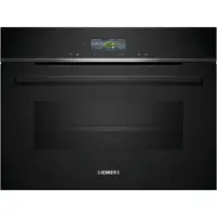 Siemens iQ700 CM724G1B1 kombimikro 45 L, inbyggd, svart