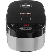 Gastroback Design Multicook Pro, 5 l, 790 W, Svart, Rostfritt stål, 12 h, Knappar, 0,95 m