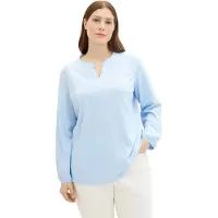 Tom Tailor Vertical Stripe Plus Blus Med Lång ärm