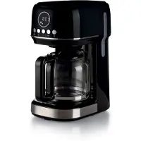 Ariete 1396/02, Droppande kaffebryggare, 1,5 l, Malat kaffe, 900 W, Svart