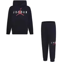 Jordan Sweatset - Svart m. Logo - - 18 mån - Sweatset