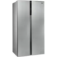 Beko GNO5322XPN, fristående, amerikansk dörr, rostfritt stål, 532 L, SN-T, C