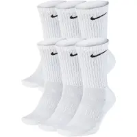 Nike 6-Pack Strumpor, vit