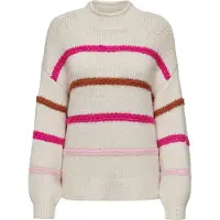 ONLY Tröja 'ONLMY' elfenben / konjak / rosa / rosé