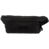 Levi's Magväska 'Headline Logo Small Banana Sling Bag' röd / svart