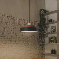 LEDS-C4 Hänglampa Keops 2, dimbar, Multifärgad, Vardagsrum / matsal, Aluminium / grå / zink, Modern, Pendellampa