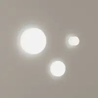 LEDS-C4 LED taklampa Spark single, dimbar, Vitt / opal, Vardagsrum / matsal, Glas, Modern, LED-taklampa