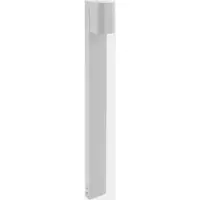 LEDS-C4 Pollare uthomus Eko Standard, dimbar, Vitt / opal, Aluminium / grå / zink, Modern, Utomhuslampa