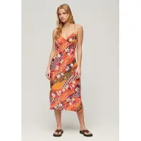 Superdry Printed Slip ärmlös Lång Klänning