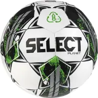 Select Fotboll Planet V23 - Vit/Grön/Svart, storlek Ball SZ. 4