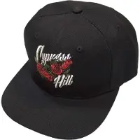 Ginza.se Cypress Hill: Unisex Snapback Cap/Roses Logo (Black)