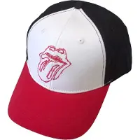 Ginza.se The Rolling Stones: Unisex Baseball Cap/Classic Tongue Outline (Red, White & Black)