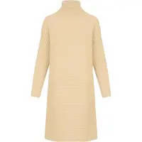 Kraimod Stickad klänning beige