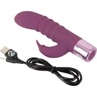 You2Toys - Rabbit Vibe - uppladdningsbar G-punktsvibrator med klitorisklitorisarm (lila)