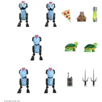 Super7 Teenage Mutant Ninja Turtles Mousers 5-Pack - ULTIMATES! 7 i skala actionfigur