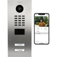 DoorBird D2102V IP Video-porttelefon LAN Utomhusenhet Rostfritt stål V2A (borstat)