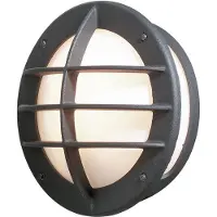 Konstsmide Oden 515-752 Utomhusväggbelysning Lågenergilampa, LED E27 60 W Svart