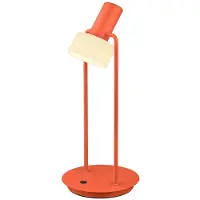 HELL LED bordslampa Banji, dimbar, Gul / orange, Vardagsrum / matsal, Metall, Ungt boande, LED-bordslampa