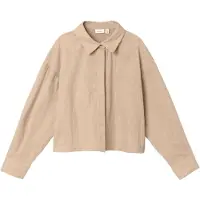 Name it Skjorta - Beskuren - NkfFalinnen - Humus - - 6 år (116) - Skjorta