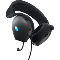Dell Alienware Gaming Headset AW520H - Headset - fullstorlek - kabelansluten - USB, 3,5 mm kontakt - Dark Side of the Moon
