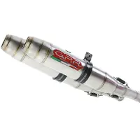 Gpr Exhaust Systems Deeptone Inox Dual Slip On Ducati Scrambler 800 15-16 Cat Homologerad Ljuddämpare