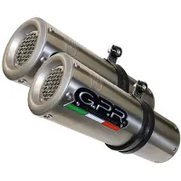 Gpr Exclusive M3 Inox Dual Monster 1100 09-10 Homologerad Slip On Ljuddämpare