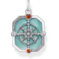 Thomas Sabo Glam & Soul Cosmic Amulet Carma wheel berlock PE961-340-7