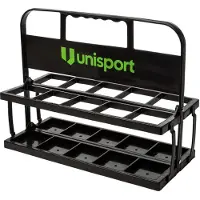 Unisport Flaskhållare 10 - Svart/Grön, storlek One Size