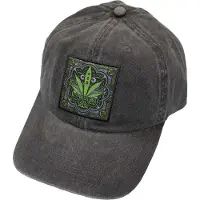 Ginza.se Cypress Hill: Unisex Baseball Cap/420 Leaf (Charcoal Grey)