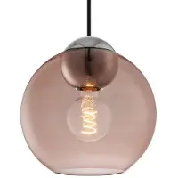 Halo Design Taklampa , BUBBLES, dimbara, Rosa / ljusröd, Vardagsrum, Glas, Design