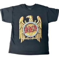 Ginza.se Slayer: Kids T-Shirt/Gold Eagle (Black) (7-8 Years)