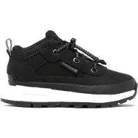 Timberland för pojkar. TB0A2GHZ0151 Snörade skinnsneakers Field Trekker svart (25), Hud, Karta, Nyckelband, Casual, barnmode