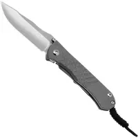 Chris Reeve Umnumzaan Drop Point UMN-1012 CPM-Magnacut, Plain Glass Blasted pocket knife