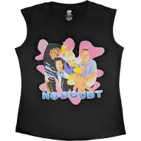 Ginza.se No Doubt: Ladies Tank T-Shirt/Horns (Black) (Small)