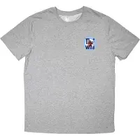 Ginza.se The Who: Unisex T-Shirt/Mini Target Logo (Grey) (Small)
