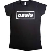 Ginza.se Oasis: Ladies T-Shirt/Decca Logo (Black) (Large)