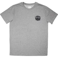 Ginza.se Lynyrd Skynyrd: Unisex T-Shirt/Mini Biker Patch Logo Mono (Grey) (X-Large)